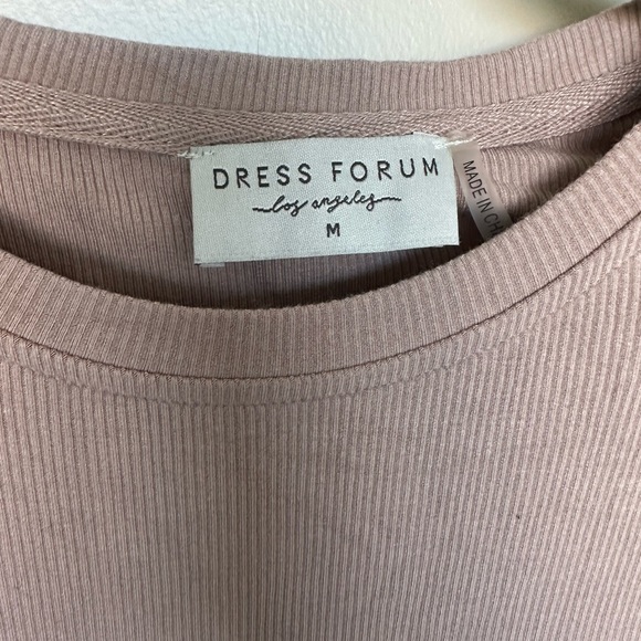 Side scrunch mauve tee size M - Picture 3 of 4